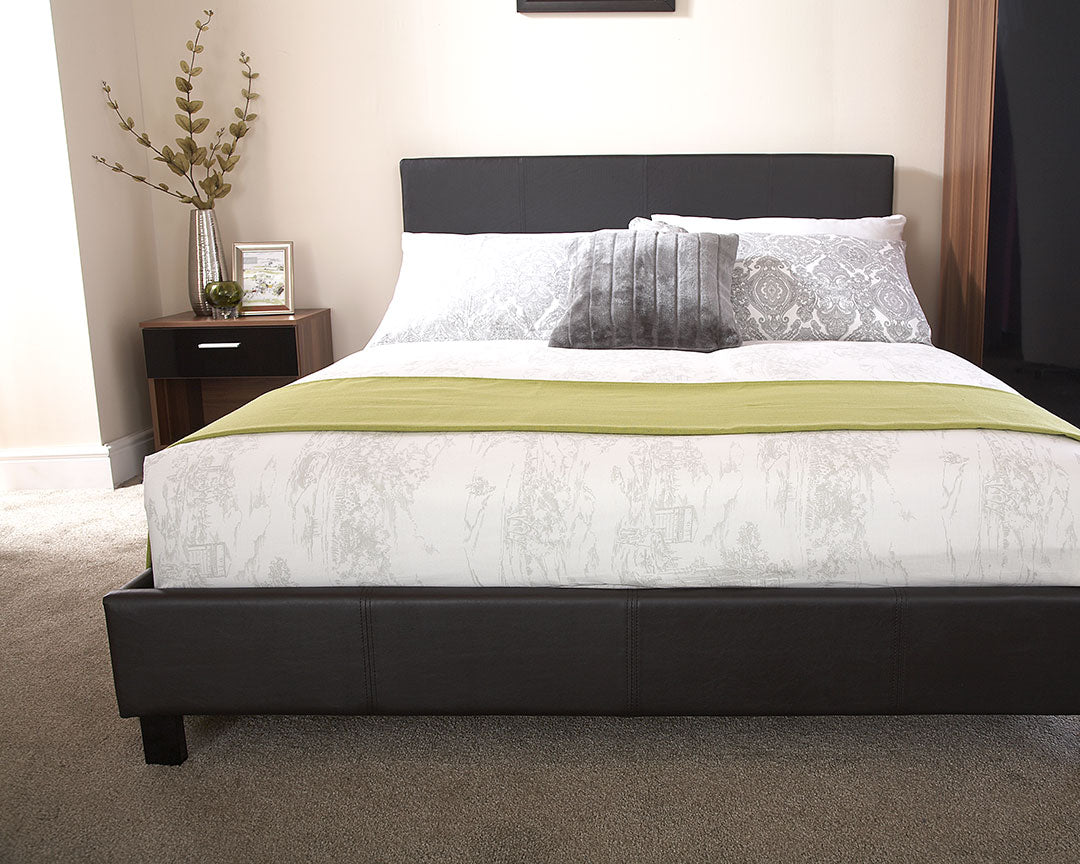 Lea Double Bed in a Box - Black