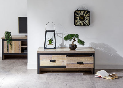 Boston 2 Drawer Oak Coffee Table