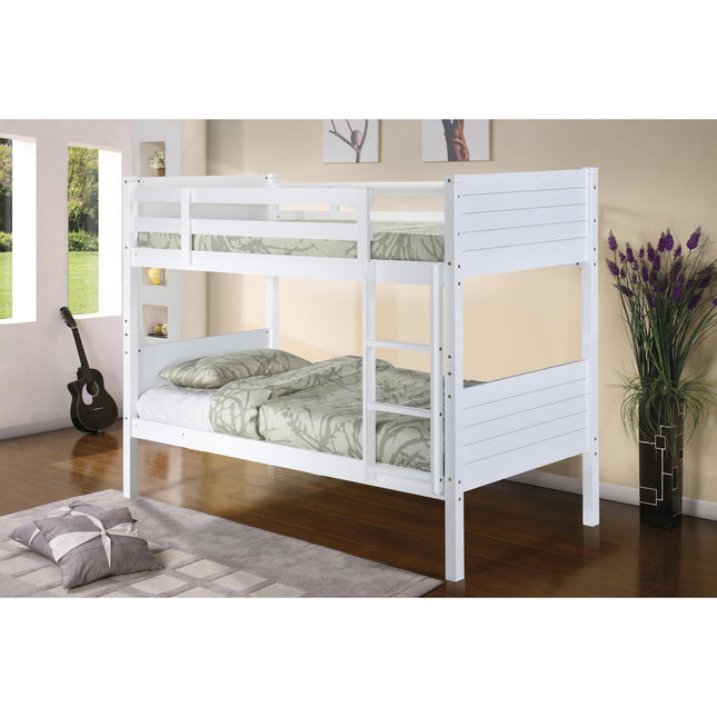 Castleton Solid Wood Bunk Bed - White