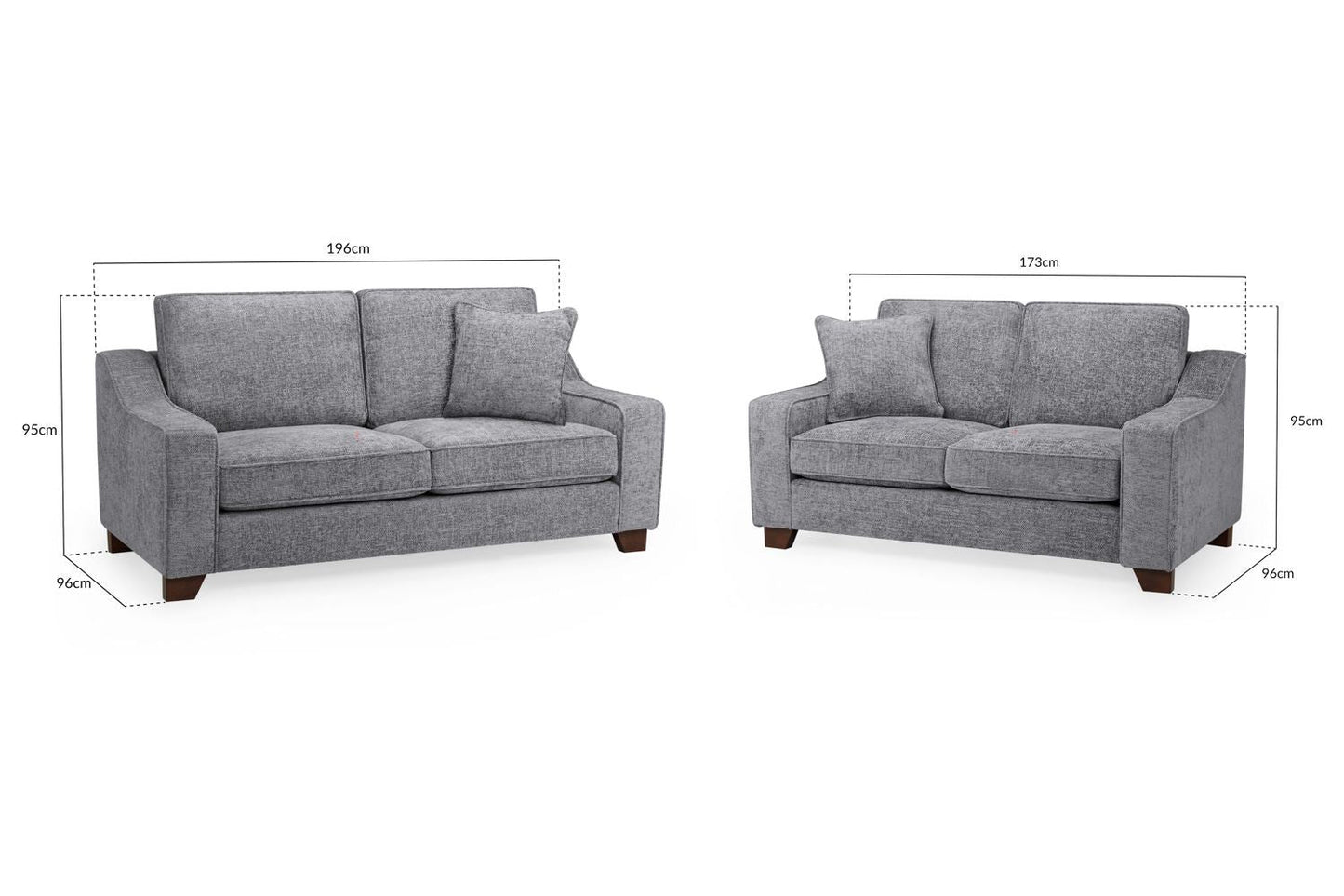 Nebraska Sofa Slate 3+2SET