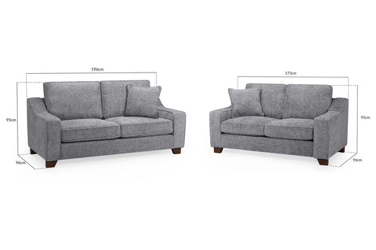 Nebraska Sofa Slate 3+2SET