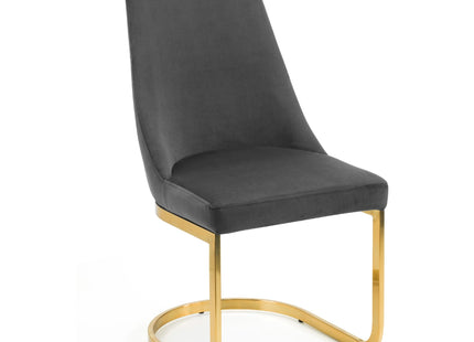 Set Of 2 Vittoria Cantilever Dining Chairs - Grey – image 4