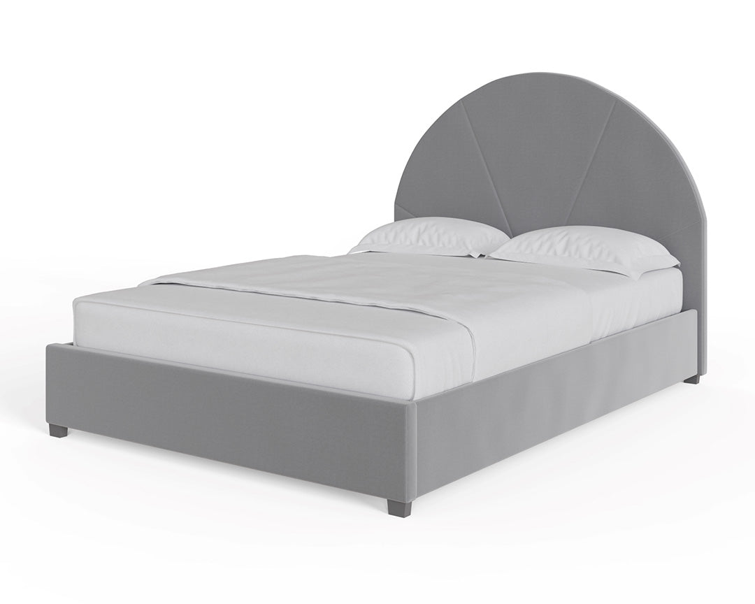 Eldon Side Lift Ottoman Bed - Grey - Double