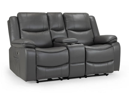 Harald Electric Recliner Sofa Grey 2 Seater