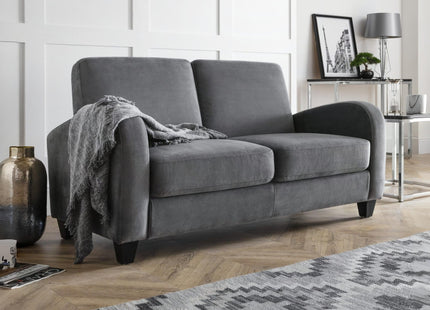 Vivo 2 Seater Sofa In Dusk Grey Chenille