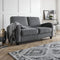 Vivo 2 Seater Sofa In Dusk Grey Chenille