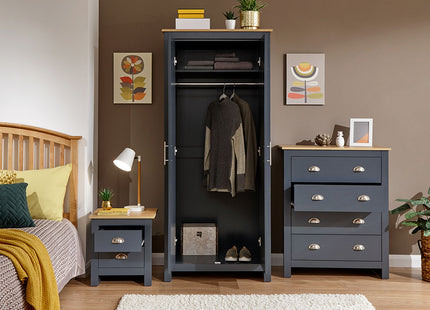 Lancs 3 Piece Bedroom Set - Blue