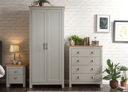 Lancs 3 Piece Bedroom Set - Grey