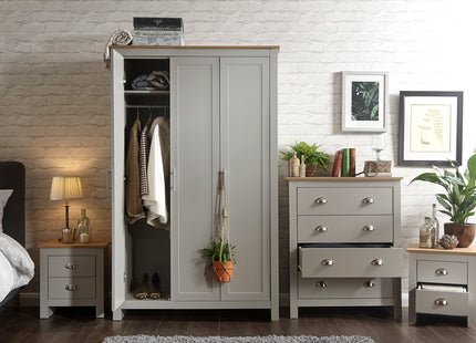 Lancs 4 Piece Bedroom Set - Grey