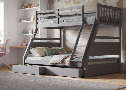 Flair Ollie Bunk Bed Grey