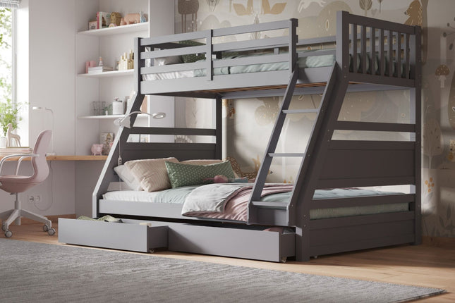 Flair Ollie Bunk Bed Grey