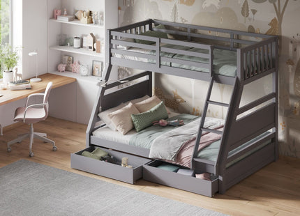 Flair Ollie Bunk Bed Grey