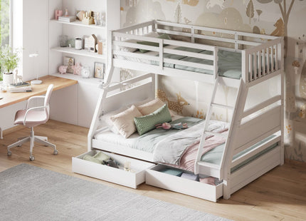 Flair Ollie Bunk Bed White