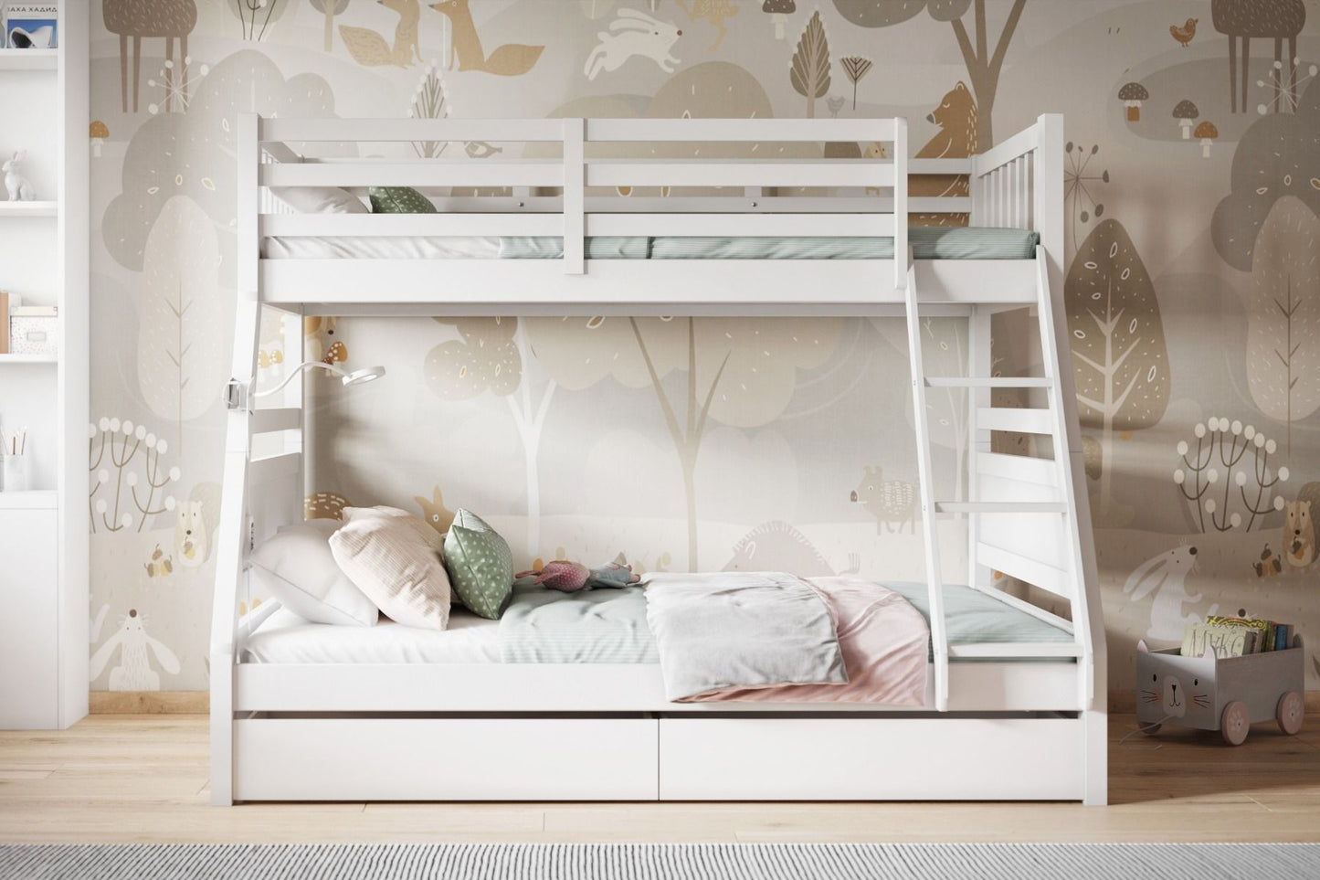 Flair Ollie Bunk Bed White