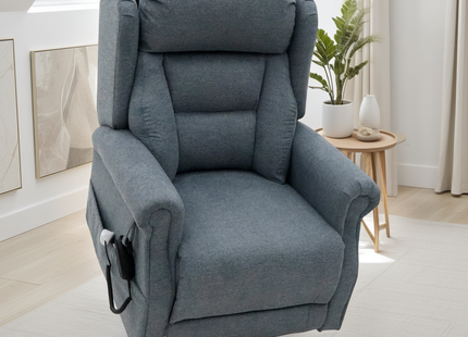 Fairmont Rise and Recline Chair Grey