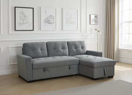 Alder Sofabed Grey Universal Corner