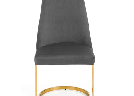 Set Of 2 Vittoria Cantilever Dining Chairs - Grey – image 5