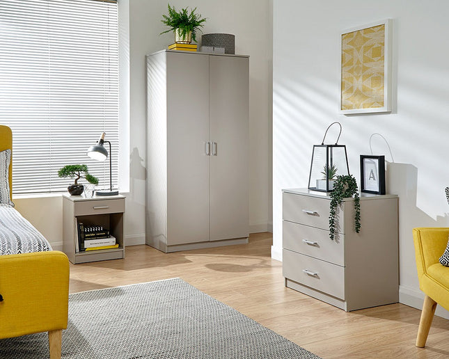 3 Piece Bedroom Set - Grey