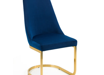 Set Of 2 Vittoria Cantilever Dining Chairs - Blue – image 4