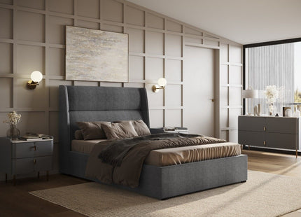 Flair Rumba Grey Ottoman Bed