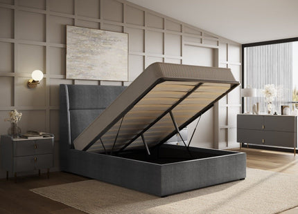Flair Rumba Grey Ottoman Bed