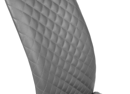 Set of 4 Xavier Grey Upholstered Cantilever Dining Chairs – image 7