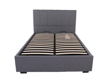Flair Waltz Grey Ottoman Bed