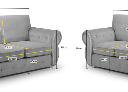 Belfast Fullback 3+2 Sofa