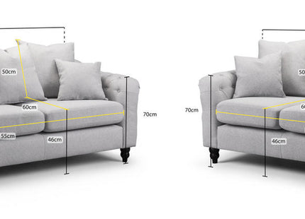 Chigwell 3+2 Sofa Grey