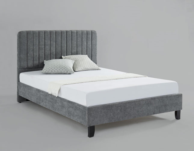 Livingstone Grey Fabric Bed