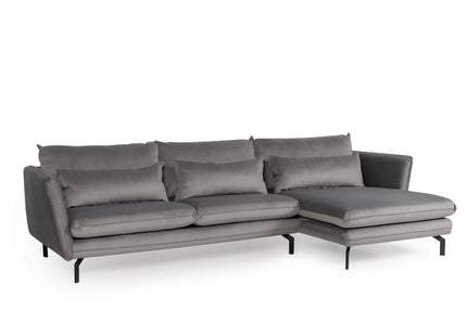 Elmford Right Hand Corner Sofa Grey