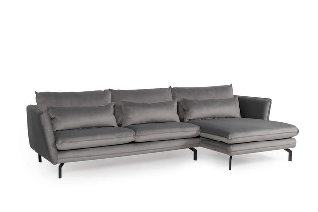Elmford Right Hand Corner Sofa Grey
