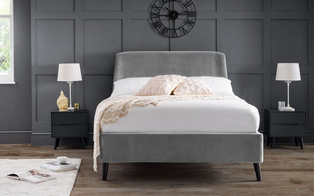 Frida Frame Bed - Grey