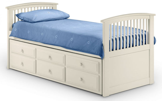 Hornblower Stone White Cabin Bed