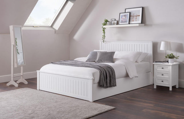 Maine Ottoman Bed - Surf White