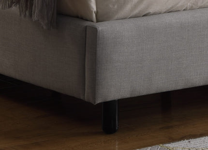Mali Light Grey Velvet Bed