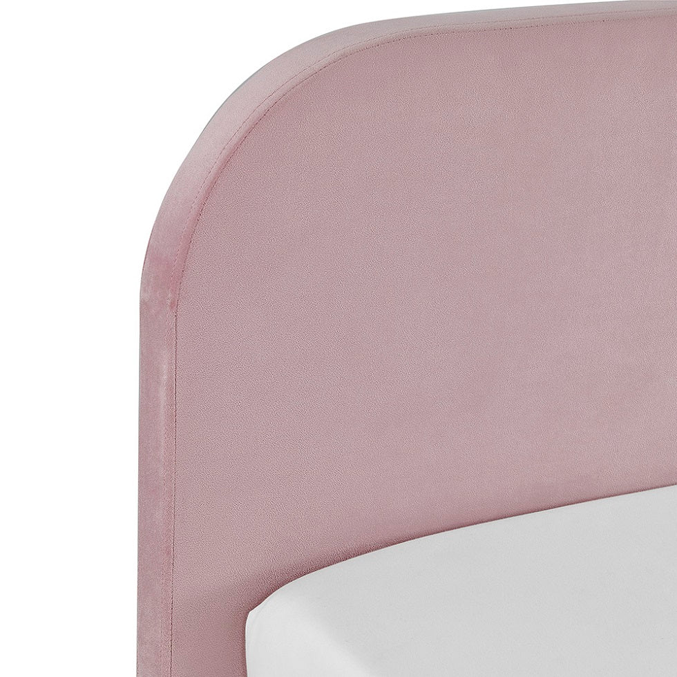 Plush Pink Bed Frame