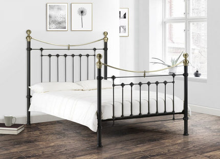 Victoria Metal Bed - Black